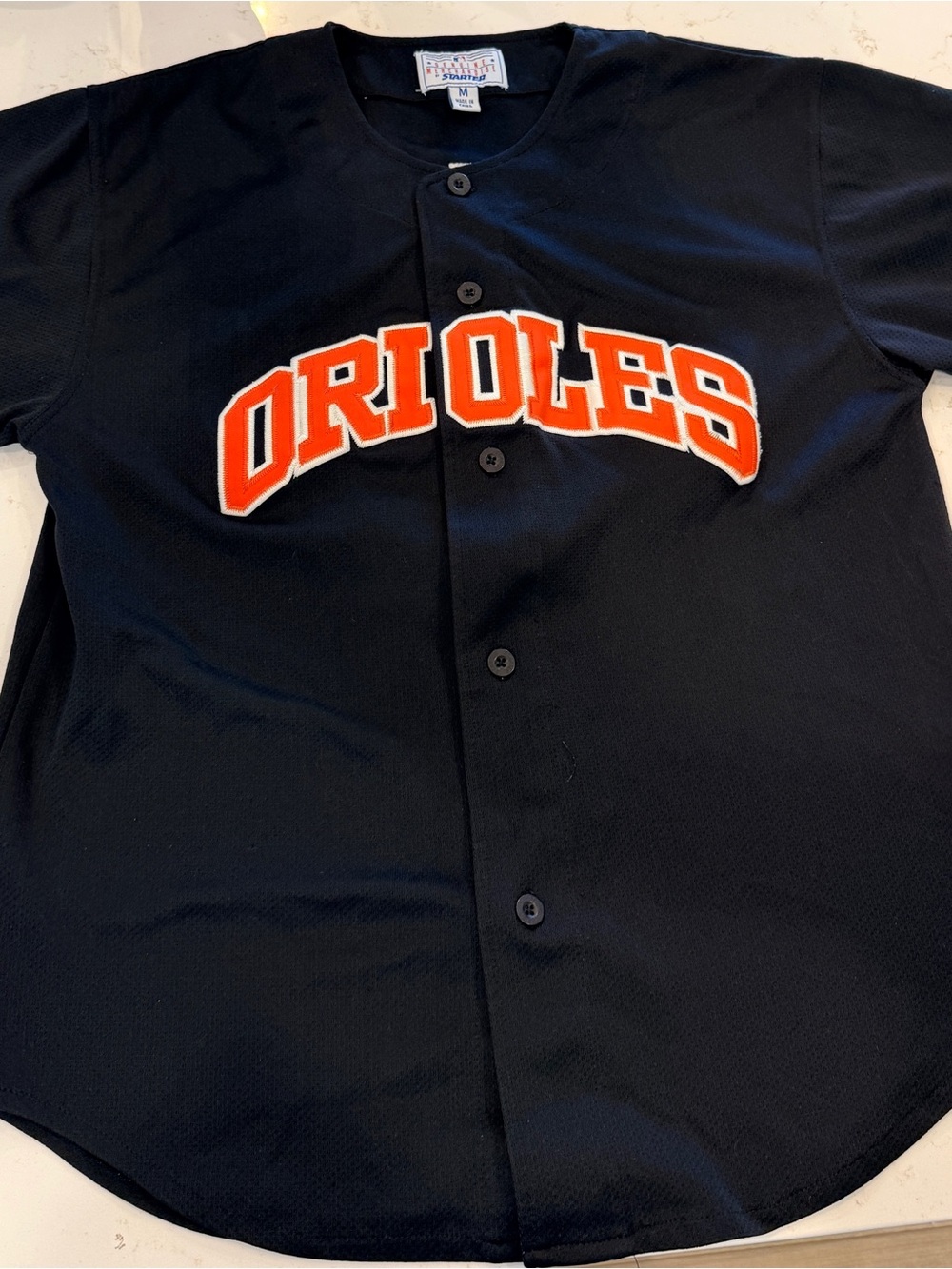 Vintage Starter Cal Ripken Jr #8 Baltimore Orioles Jersey Black Medium